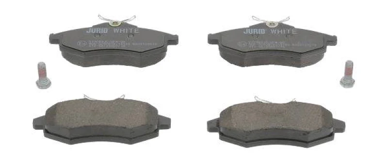 Image of JURID 573083JC Brake pad set not prepared for wear warning indicator, PREMIER Ceramic Brake Pad Set,disc brake (402)