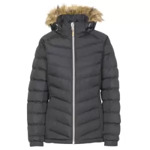 Image of Trespass Womens/Ladies Nadina Waterproof Padded Jacket (XXL) (Black)
