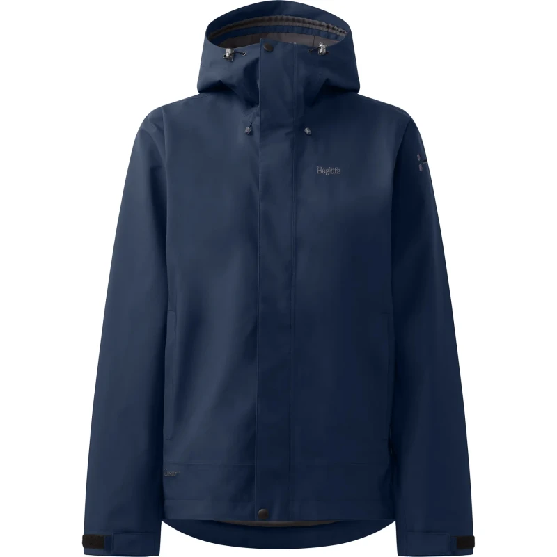 Image of Womens waterproof jacket Haglofs Breeze Bleu Female XS