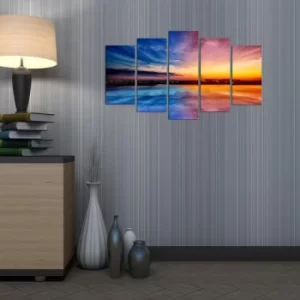 Image of 5PMX-067 Multicolor Decorative MDF Painting (5 Pieces)
