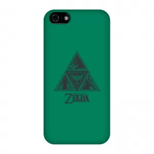 image of Nintendo The Legend Of Zelda Triforce Phone Case - iPhone 5C - Snap Case - Gloss