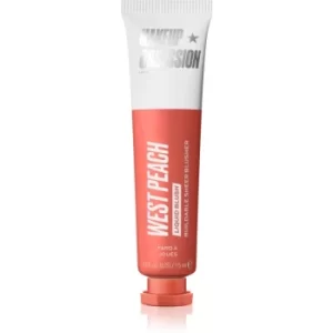 Image of Makeup Obsession Liquid Blush Liquid Blush Shade West Peach 15ml