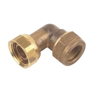 Image of Plumbsure Compression Bent Tap Connector Dia15mm