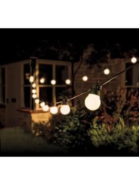 Image of Eureka Lighting LED Party Festoon Light (Set of 20 Lights) Warm White