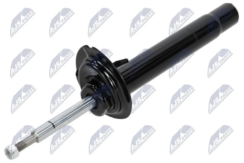 Image of NTY A-BM-030 Shock absorber Front Axle Left, Gas Pressure, Twin-Tube, Suspension Strut, Bottom Clamp Shock Absorber (854)