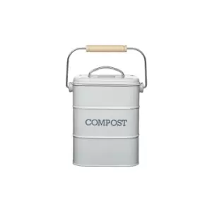 image of Living Nostalgia French Grey Compost Bin