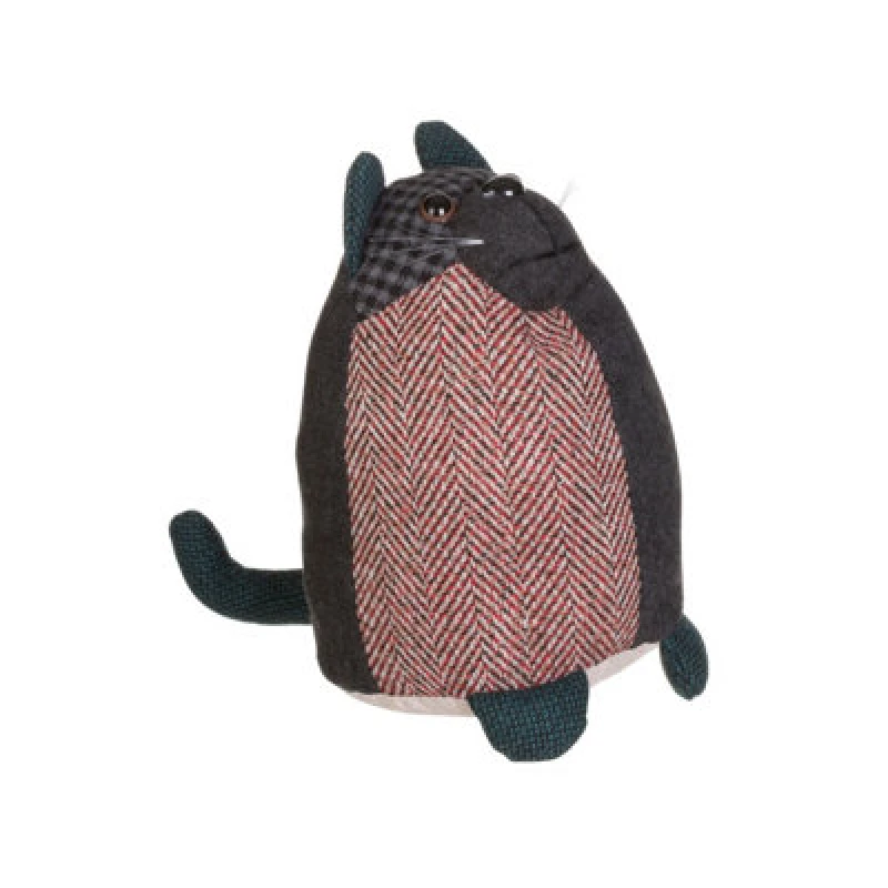 Image of Premier Housewares Heritage Small Cat Door Stop Green