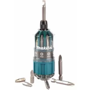 Image of Makita Screwdriver B-43000 18 Piece Assorted Bit Set + Holder + Handle Tool Set