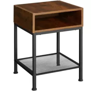 image of TecTake Harlow Bedside Table