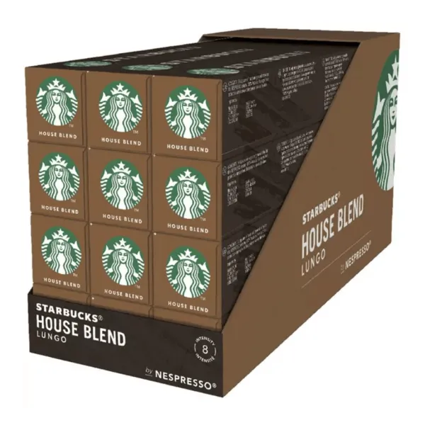 Image of Starbucks House Blend Lungo Coffee 120 Pods