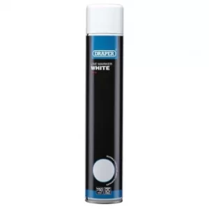 Image of Draper 750ml White Line Marker Spray Paint