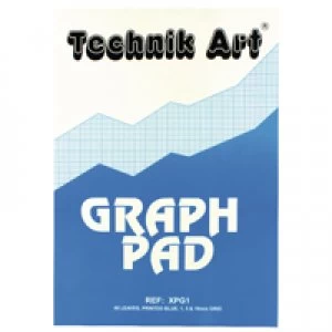 Image of Technik Art A4 Graph Pad 1510mm 40 Leaf XPG1