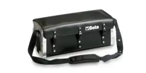 Image of Beta Tools 2009N/BV Empty Leather Tool Case with Strap 020090200