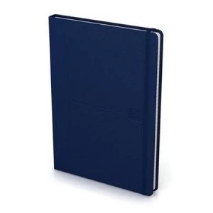 image of Oxford Signature A5 Business Journal Hardback with Soft Cover 144 Pages 90gsm Blue