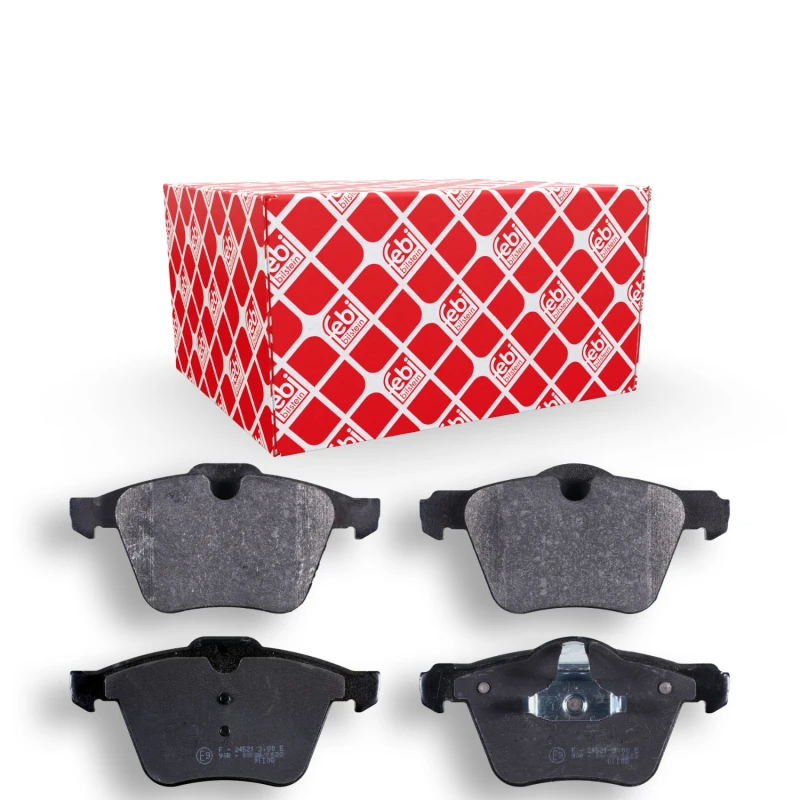 Image of FEBI BILSTEIN 16772 Brake pad set Front Axle, with piston clip Brake Pad Set,disc brake (402)