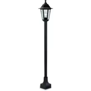 Firstlight - Malmo - 1 Light Post Lantern Black Resin IP44, E27