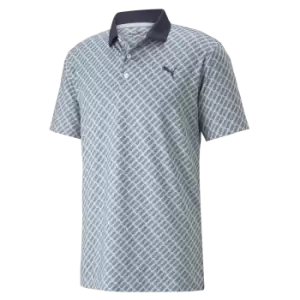 Image of Puma Mattr Pineapples Polo - Navy Blazer - XL