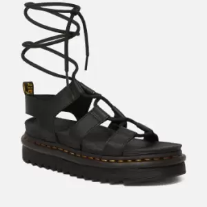Image of Dr. Martens Womens Nartilla Gladiator Leather Sandals - UK 3