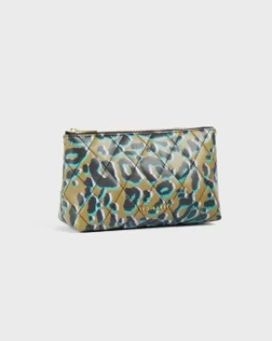 Ted Baker Quilted Leopard Washbag