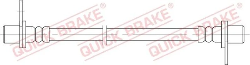 Image of QUICK BRAKE Brake hose QUICK BRAKE 25.087