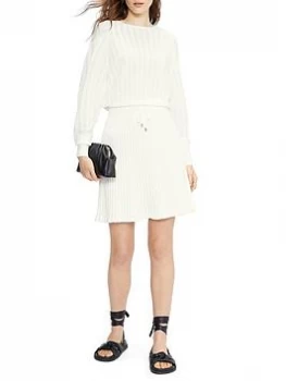 Image of Ted Baker Briyele Pointelle Knit Dress - Ivory , Ivory, Size 2=10, Women