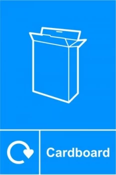 Image of Spectrum Recycling Sign - Cardboard RPVC