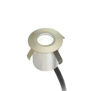Image of Zinc OHIO Outdoor Circular Decking Light - Warm White