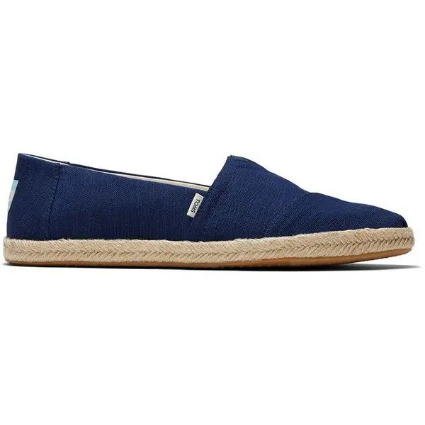 Image of Toms Alpargata Rope Shoes - Blue 8