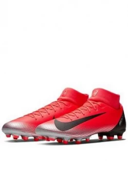 Image of Nike Mercurial Superfly 6 Academy CR7 MG Football Boots Red Size 10 Men