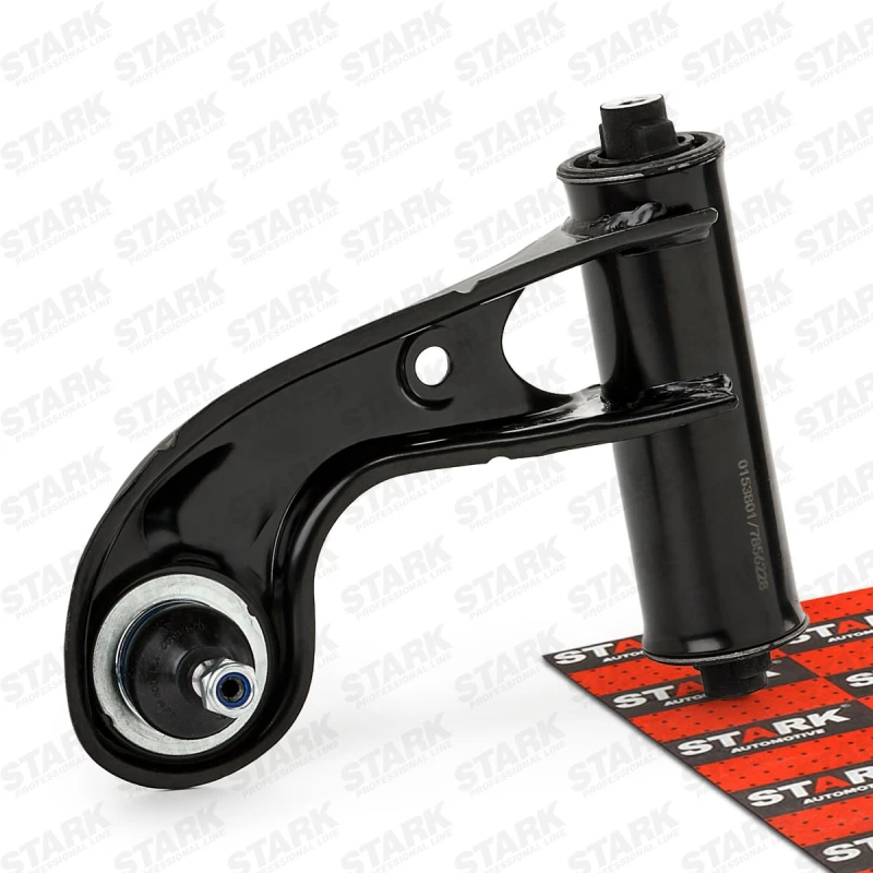 Image of STARK SKCA-0050103 Suspension arm Control Arm, Sheet Steel, Front Axle Left, with rubber mount Sheet Steel Track Control Arm (273)