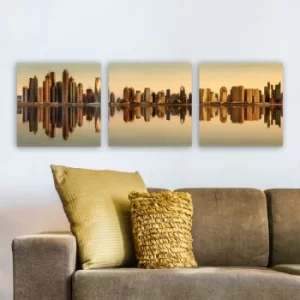Image of PRC52199181420 Multicolor Decorative Canvas Painting (3 Pieces)