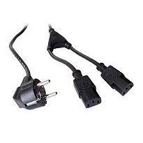 Image of European Y Mains To 2xc13 Power Cable