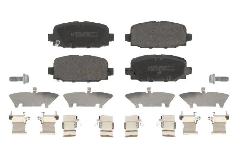Image of SWAG 33 10 9327 Brake pad set Rear Axle, with acoustic wear warning Brake Pad Set,disc brake (402)