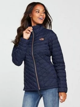 image of The North Face Thermoball Full Zip Jacket Navy Copper Size L Women