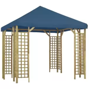 image of Gazebo 3x3 m Blue Vidaxl Blue