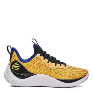 Image of Under Armour Curry 10 Bang Bang, Steeltown Gold 750, size: 10, Male, Basketball Performance, 3026272-700