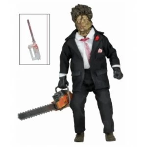 image of Leatherface Texas Chainsaw Massacre 2 Neca 8" Clothed Figure