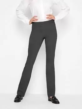 Image of Long Tall Sally Bi Stretch Bootcut Trouser 34" - Grey, Size 10, Inside Leg 34, Women