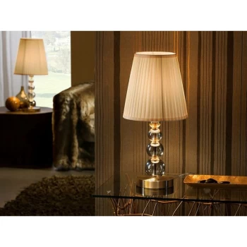 Image of Schuller Mercury - Crystal Table Lamp Champagne, E27