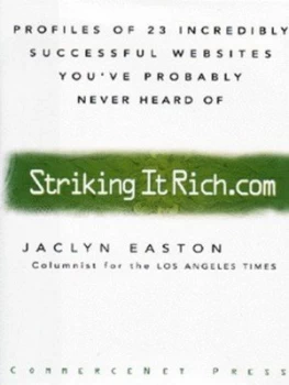 Image of Strikingitrich.Com by Jaclyn Easton Hardback