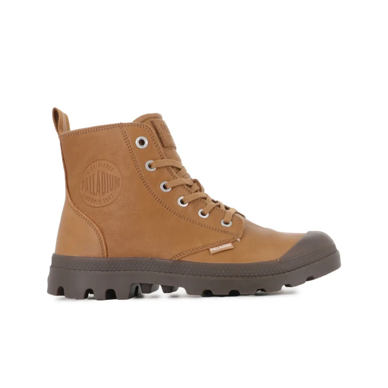 Image of Palladium Boots Palladium Pampa Zip Lth Ess Marron Male 37