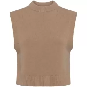 Image of French Connection Millia Vhari Sleeveless Vest - Brown