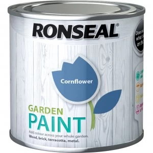 Image of Ronseal General Purpose Garden Paint Cornflower 250ml