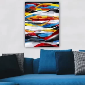 Image of 60217261_70100 Multicolor Decorative Canvas Painting