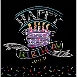 Image of Chalk Birthday Napkins