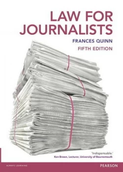 Image of Law for Journalists by Frances Quinn Paperback