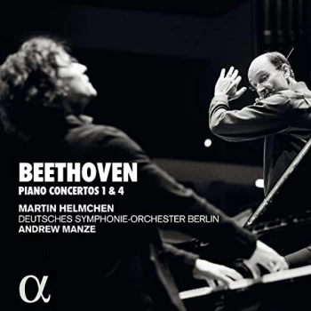 Image of Andrew Manze - Beethoven: Piano Concertos 1 & 4 CD
