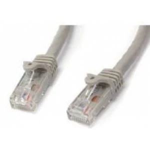 image of StarTech Grey Gigabit Snagless RJ45 UTP Cat6 Patch Cable Patch Cord 0.91m