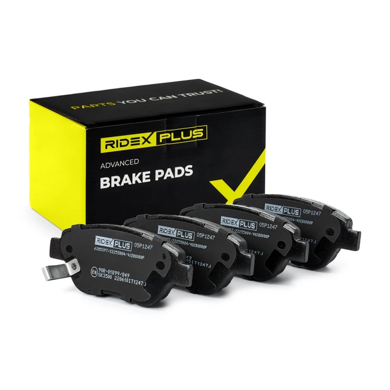 Image of RIDEX PLUS Brake pad set RIDEX PLUS 402B0080P