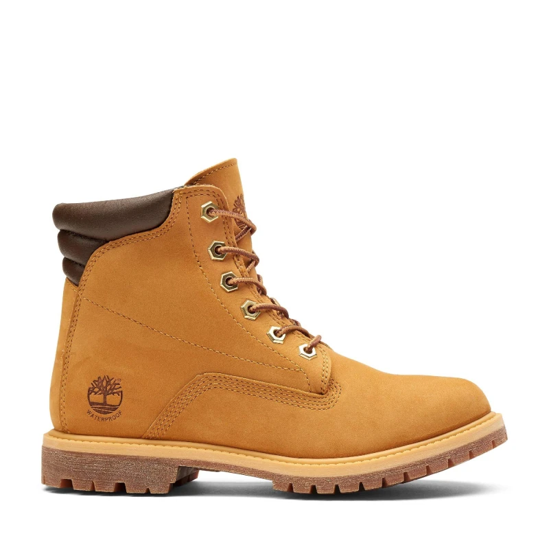 Image of Timberland Waterville 6" Lace Up Waterproof Boot White female UK 5.5